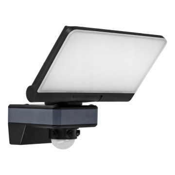 LED schijnwerper met bewegings- en schemersensor LED/44W/230V 4200K IP54 zwart