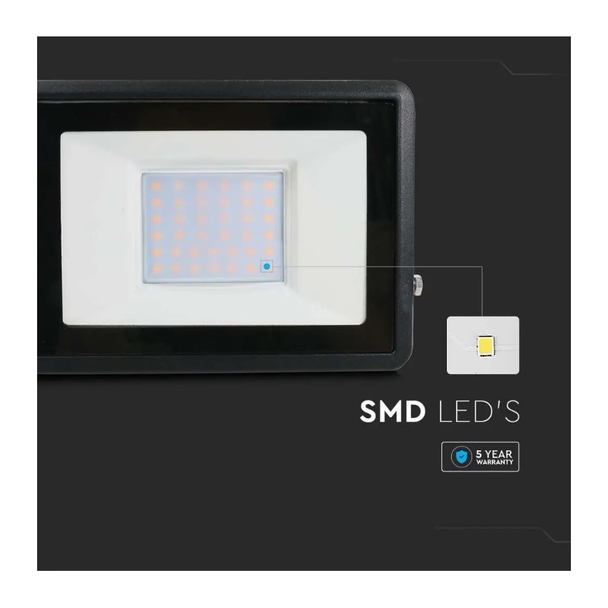 LED Schijnwerper met directe verbinding SAMSUNG CHIP LED/30W/230V IP65 4000K