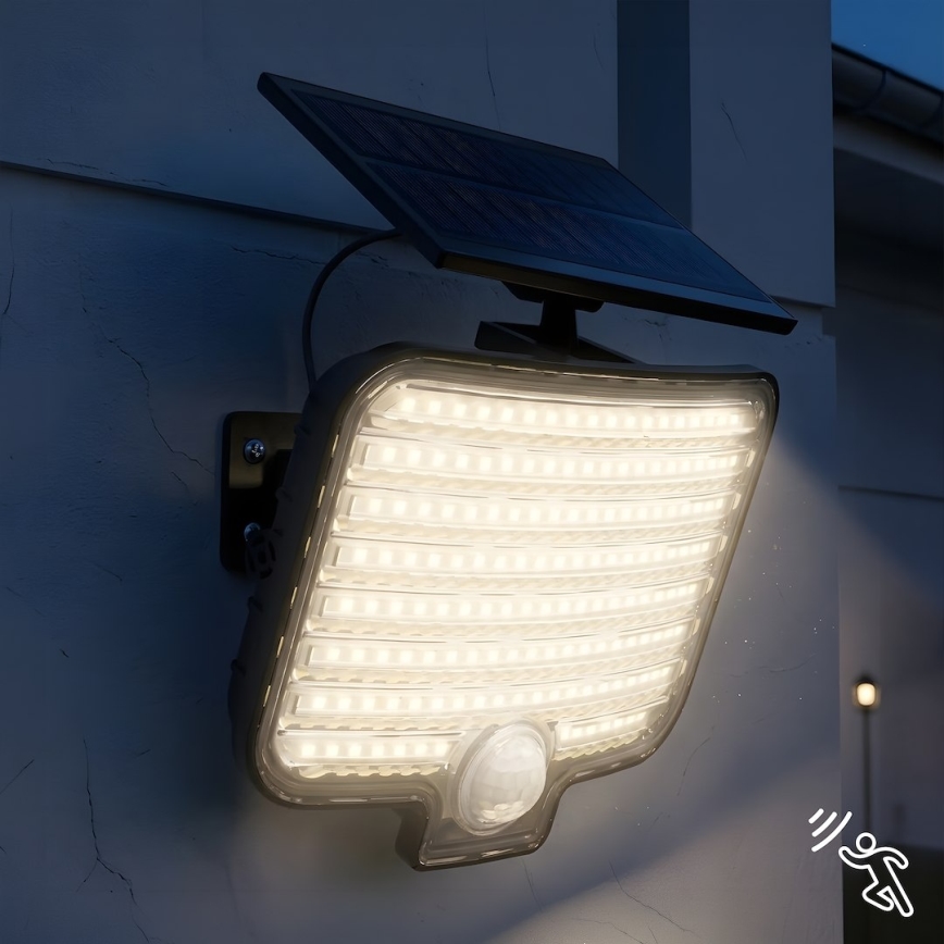 LED-schijnwerper met sensor en zonnepaneel ALEX LED/5,5W/3,7V 1200 mAh IP44