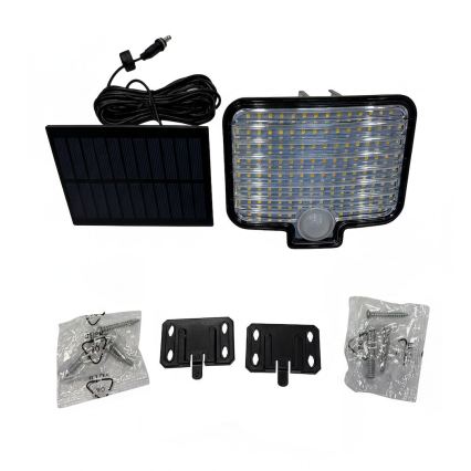 LED-schijnwerper met sensor en zonnepaneel ALEX LED/5,5W/3,7V 1200 mAh IP44