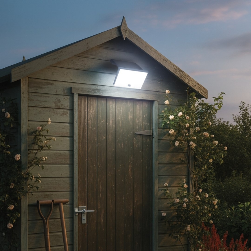 LED-schijnwerper met sensor en zonnepaneel FUJI LED/8W/3,7V 2000 mAh IP44