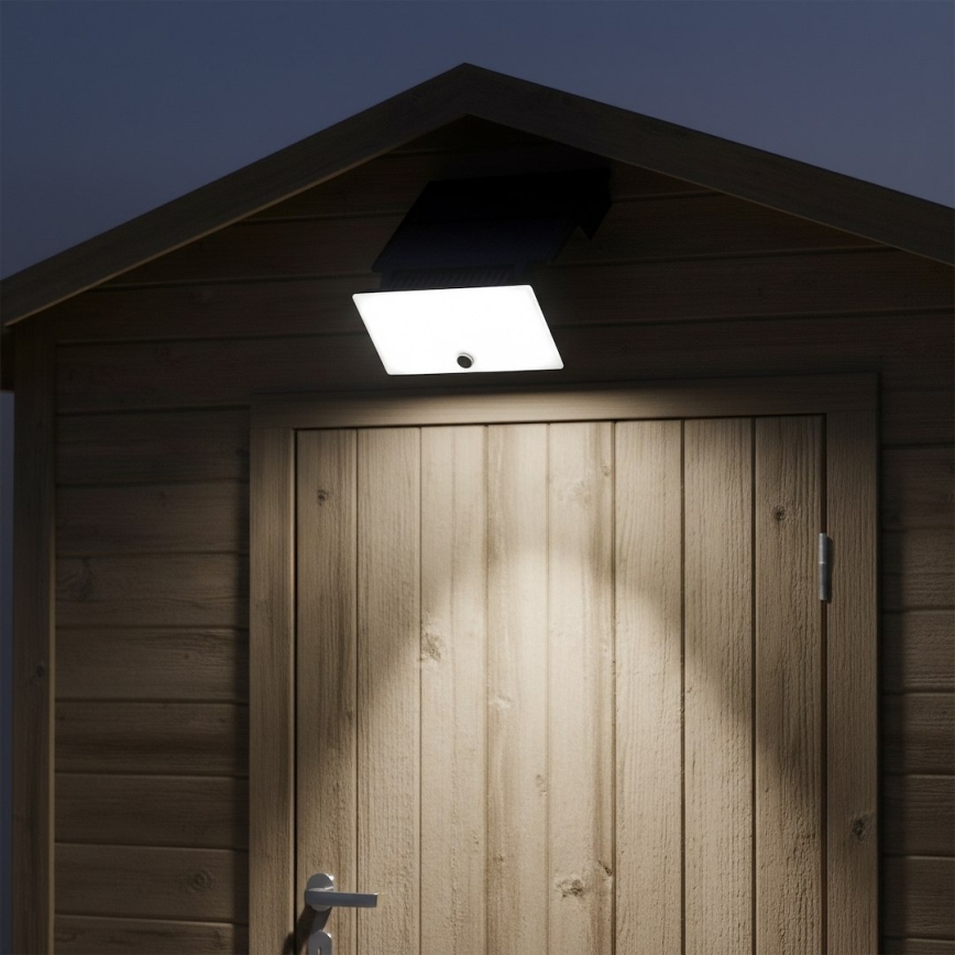 LED-schijnwerper met sensor en zonnepaneel FUJI LED/8W/3,7V 2000 mAh IP44