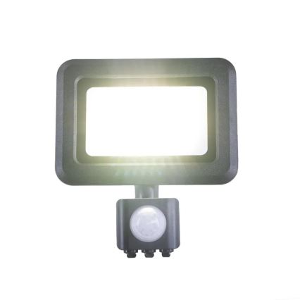 LED Schijnwerper met sensor LED/20W/230V 4000K IP44