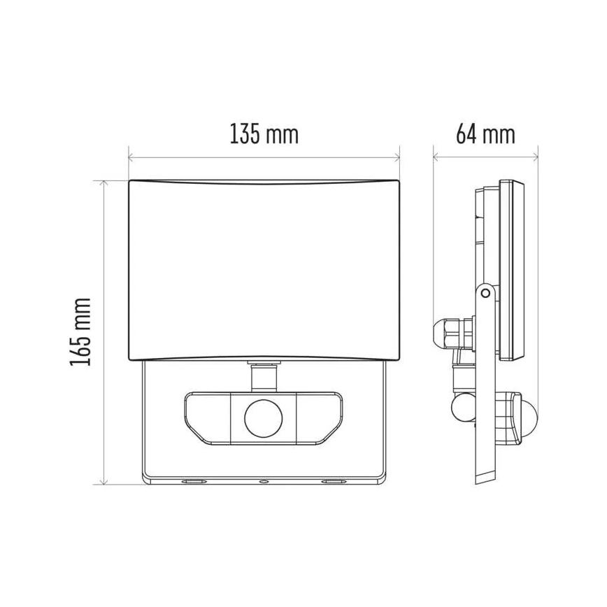 LED Schijnwerper met Sensor LED/20W/230V IP54