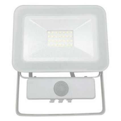 LED Schijnwerper met sensor LED/20W/265V 1800lm wit IP65