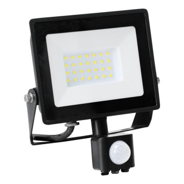 LED Schijnwerper met sensor LED/30W/230V 6500K IP44