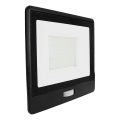 LED Schijnwerper met sensor LED/50W/230V 6500K IP65 zwart
