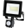 LED Schijnwerper met sensor MHC LED/20W/230V IP44 6500K zwart