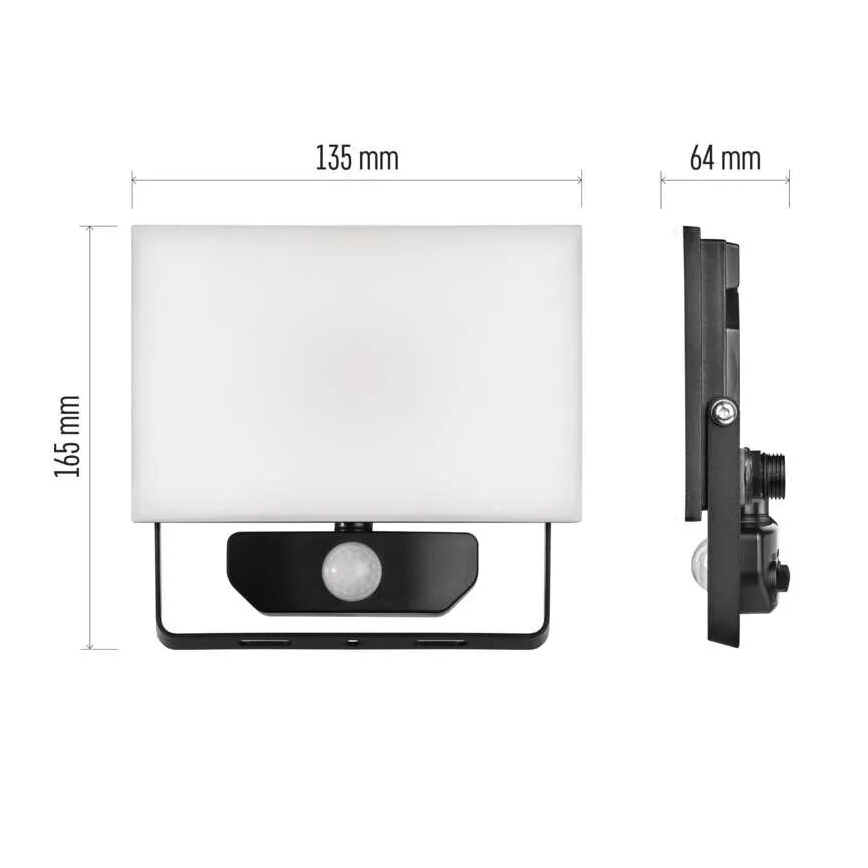 LED Schijnwerper met sensor TAMBO LED/20W/230V 4000K IP54