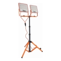 LED-schijnwerper met statief 2xLED/100W/230V 4500K IP65 oranje