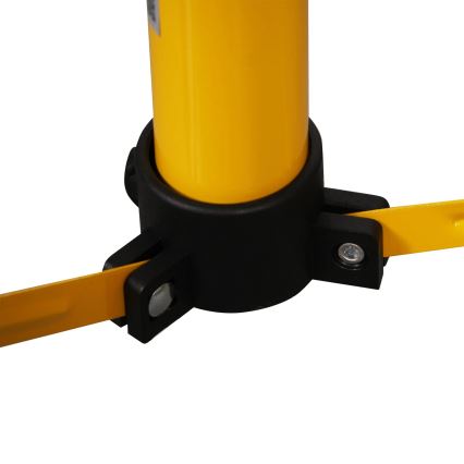 LED-schijnwerper met statief 2xLED/30W/230V 6500K IP65 geel