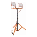 LED-schijnwerper met statief 2xLED/50W/230V 4500K IP65 oranje