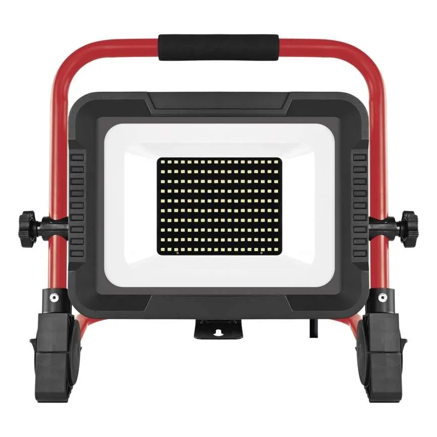 LED-schijnwerper met statief ELION LED/100W/230V 4000K IP65 rood/zwart