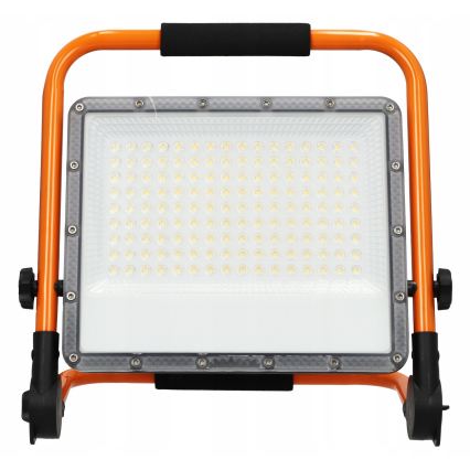 LED schijnwerper met statief LED/100W/230V 4500K IP65 oranje