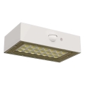 LED Schijnwerper op zonne-energie met bewegingssensor LED/3,7V 1200mAh 4000K IP65 wit