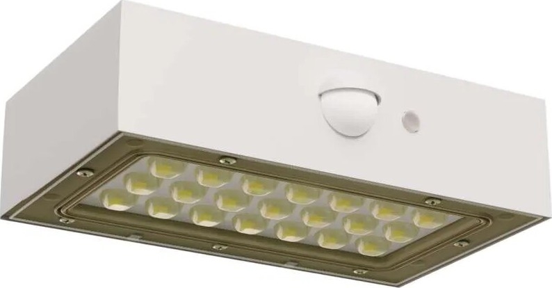 LED Schijnwerper op zonne-energie met bewegingssensor LED/3,7V 1200mAh 4000K IP65 wit