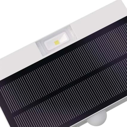 LED Schijnwerper op zonne-energie met bewegingssensor LED/3,7V 1200mAh 4000K IP65 wit
