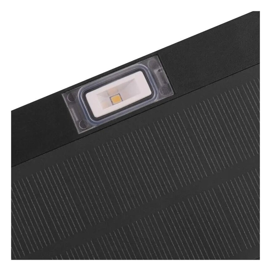 LED Schijnwerper op zonne-energie met bewegingssensor LED/3,7V 1200mAh 4000K IP65 zwart