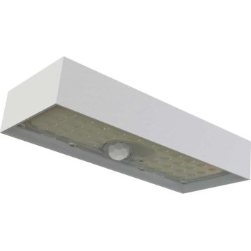 LED Schijnwerper op zonne-energie met bewegingssensor LED/3,7V 3000mAh 4000K IP65 wit