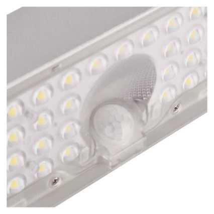 LED Schijnwerper op zonne-energie met bewegingssensor LED/3,7V 3000mAh 4000K IP65 wit