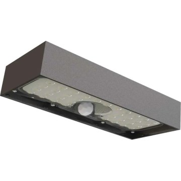 LED Schijnwerper op zonne-energie met bewegingssensor LED/3,7V 3000mAh 4000K IP65 zwart