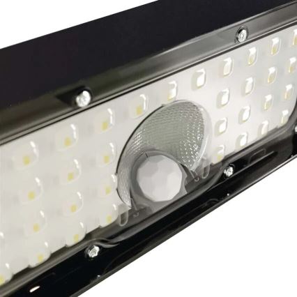LED Schijnwerper op zonne-energie met bewegingssensor LED/3,7V 3000mAh 4000K IP65 zwart