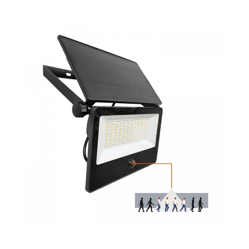 LED-zonneschijnwerper met sensor NCS G2 LED/30W/3,7V 3000/4000/6500K IP54 5200 mAh