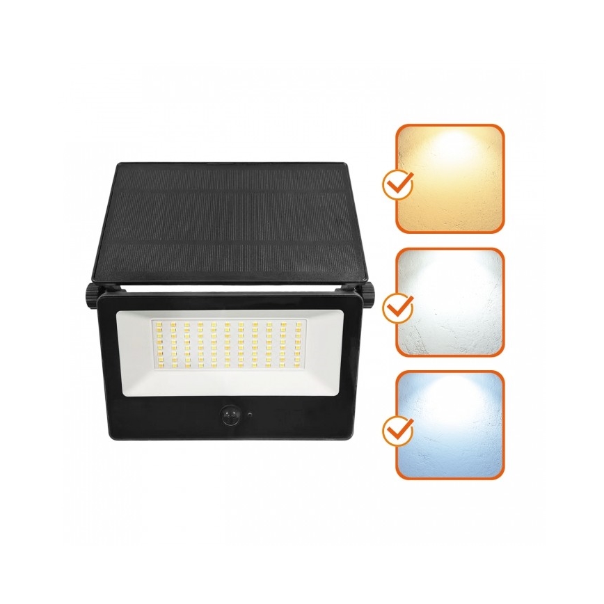 LED-zonneschijnwerper met sensor NCS G2 LED/30W/3,7V 3000/4000/6500K IP54 5200 mAh