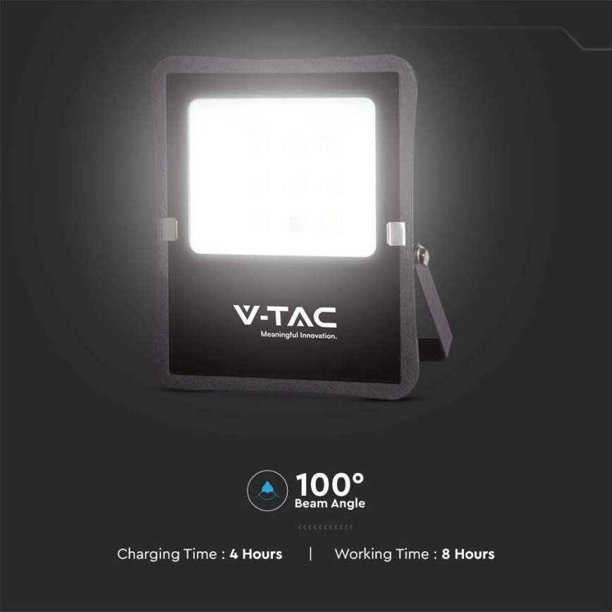 LED Schijnwerper op zonne-energie voor buiten LED/16W/3,2V 4000K IP65 15000 mAh + afstandsbediening