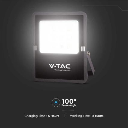 LED Schijnwerper op zonne-energie voor buiten LED/20W/3,2V 6400K IP65 15000 mAh + afstandsbediening