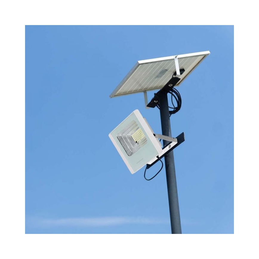 LED Schijnwerper op zonne-energie voor buiten LED/20W/3,2V IP65 4000K + afstandsbediening