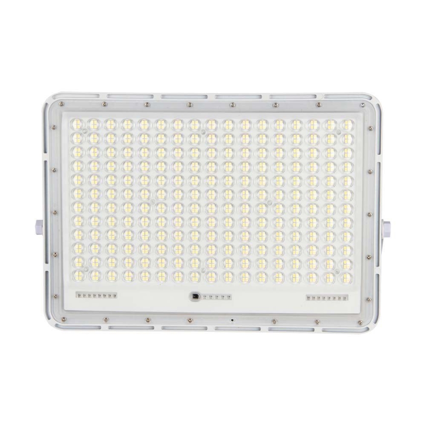 LED Schijnwerper op zonne-energie voor buiten LED/30W/3,2V 6400K wit IP65 + afstandsbediening