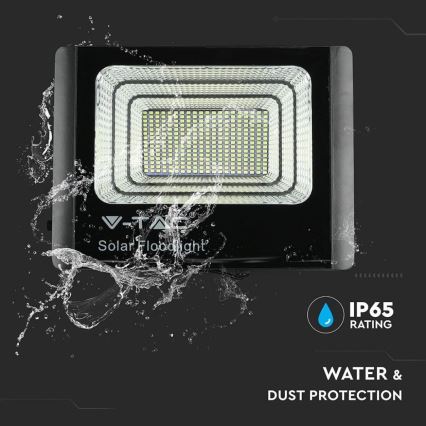 LED Schijnwerper op zonne-energie voor buiten LED/40W/10V IP65 6000K + afstandsbediening
