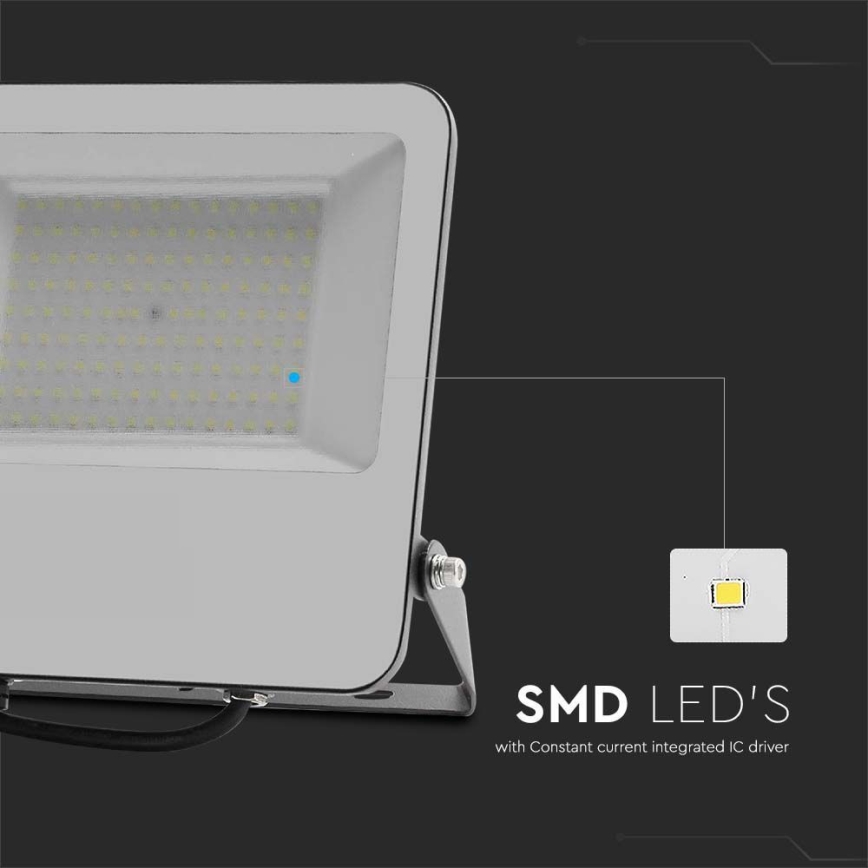 LED Schijnwerper SAMSUNG CHIP LED/100W/230V 4000K IP65 zwart
