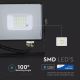 LED Schijnwerper SAMSUNG CHIP LED/10W/230V IP65 4000K zwart