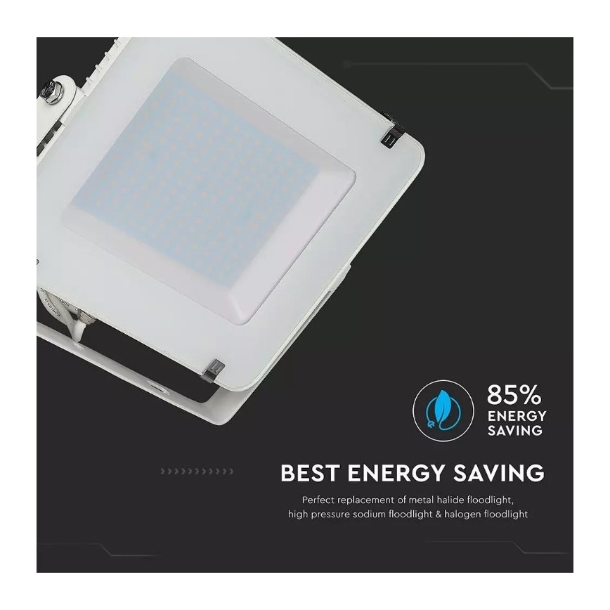 LED Schijnwerper SAMSUNG CHIP LED/150W/230V 3000K IP65 wit