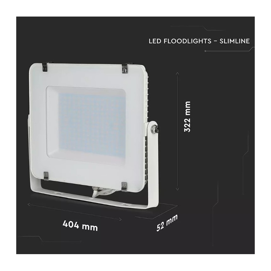 LED Schijnwerper SAMSUNG CHIP LED/150W/230V 3000K IP65 wit