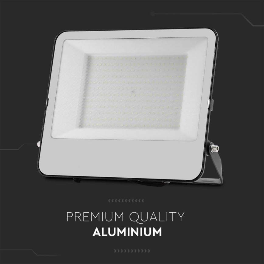 LED Schijnwerper SAMSUNG CHIP LED/200W/230V 4000K IP65 zwart