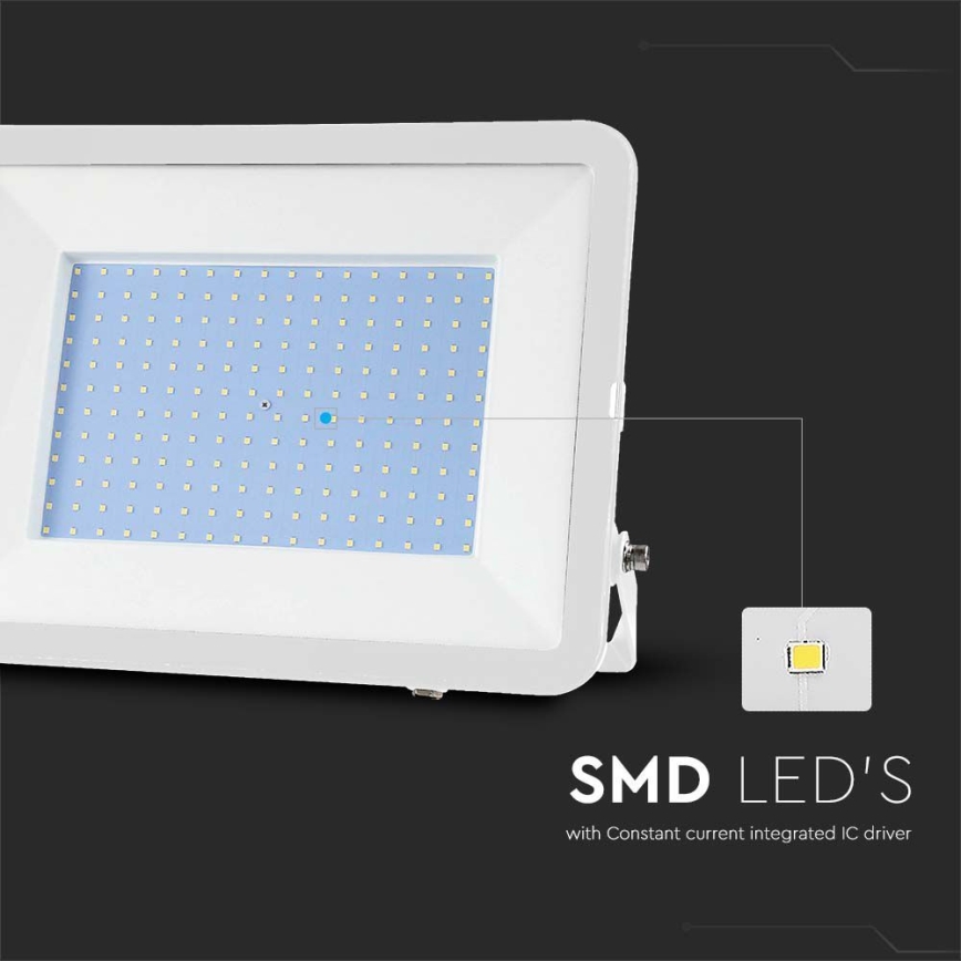 LED Schijnwerper SAMSUNG CHIP LED/300W/230V 6500K IP65 wit