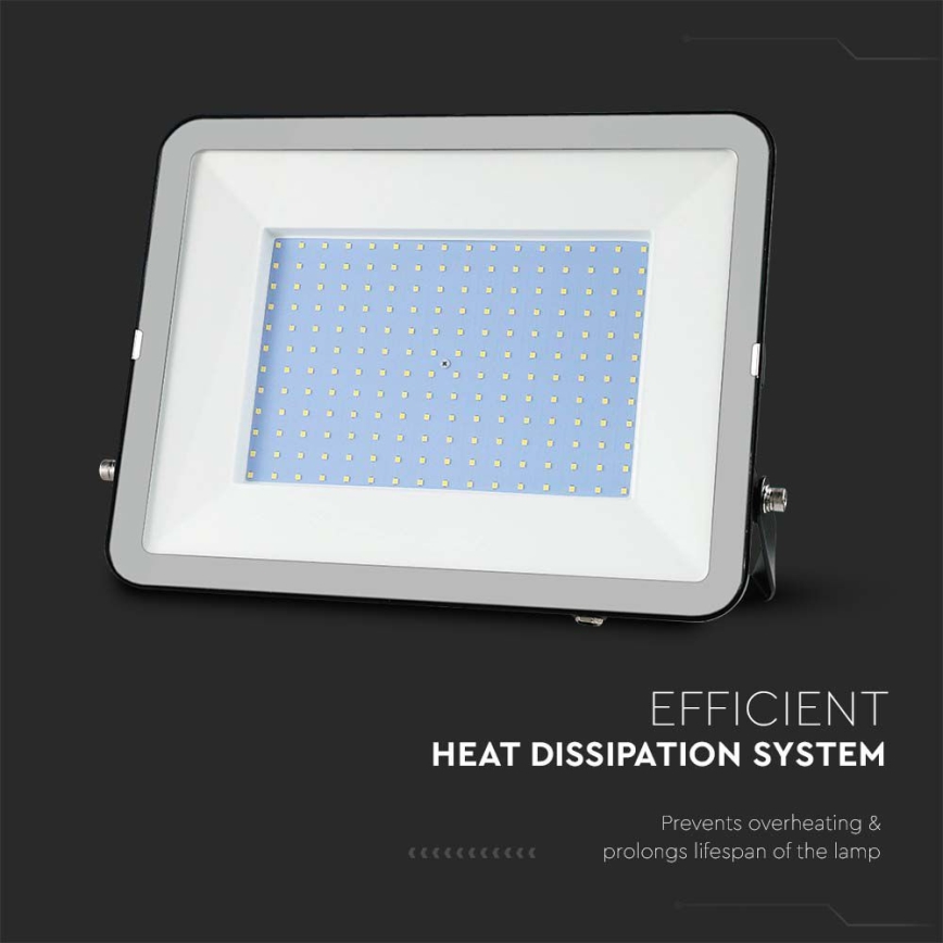 LED Schijnwerper SAMSUNG CHIP LED/300W/230V 6500K IP65 zwart