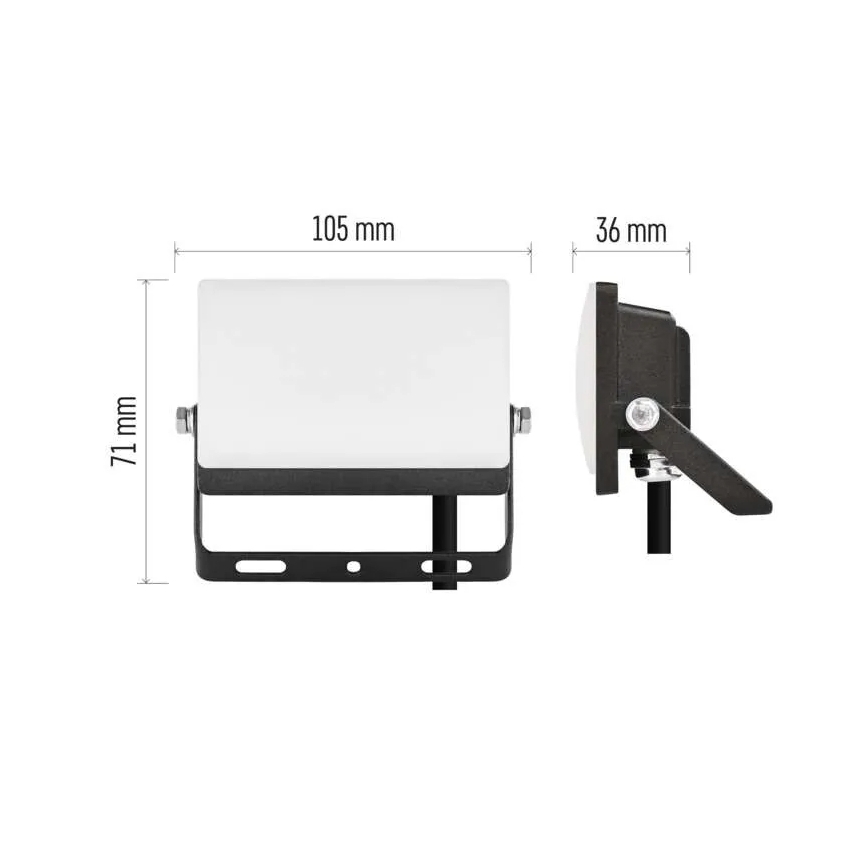 LED-schijnwerper TAMBO EVO LED/10W/230V 4000K IP65 zwart