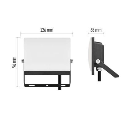 LED-schijnwerper TAMBO EVO LED/20W/230V 4000K IP65 zwart