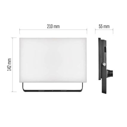 LED Schijnwerper TAMBO LED/50W/230V 4000K IP65