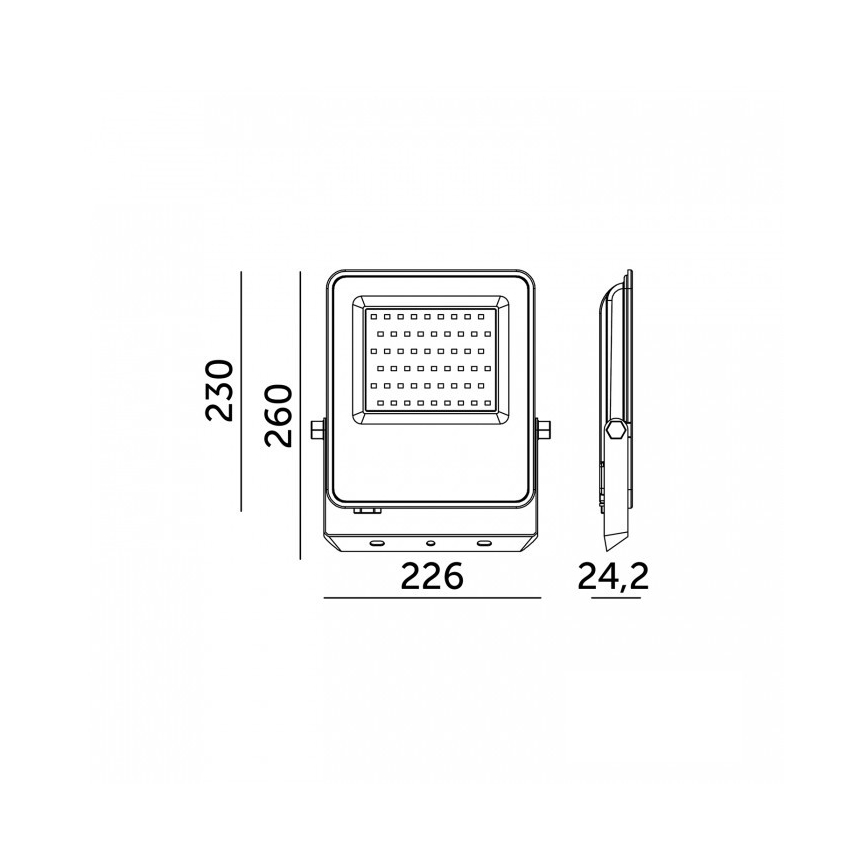 LED-schijnwerper ULSAN LED/100W/230V 4000K IP65