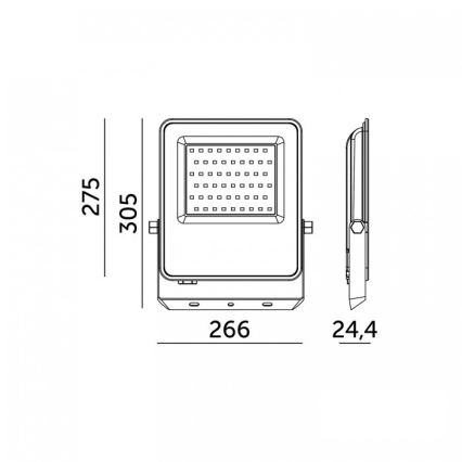 LED-schijnwerper ULSAN LED/150W/230V 4000K IP65