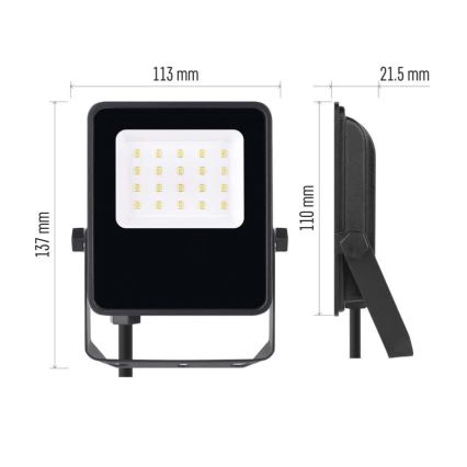 LED Schijnwerper VISIO LED/10W/230V 4000K IP65