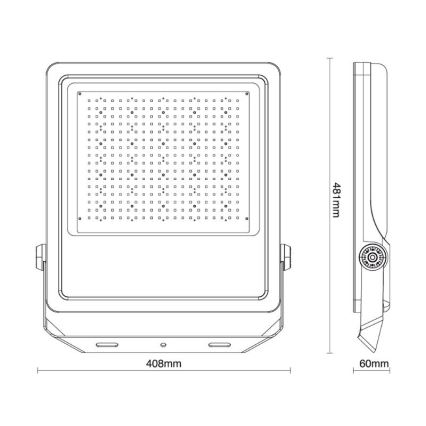 LED Schijnwerper voor buiten PROFI PLUS LED/300W/230V 5000K IP66