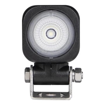 LED Schijnwerper voor de auto BLACK LED/10W/10-30V IP69 5700K hoekig