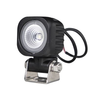 LED Schijnwerper voor de auto BLACK LED/10W/10-30V IP69 5700K hoekig