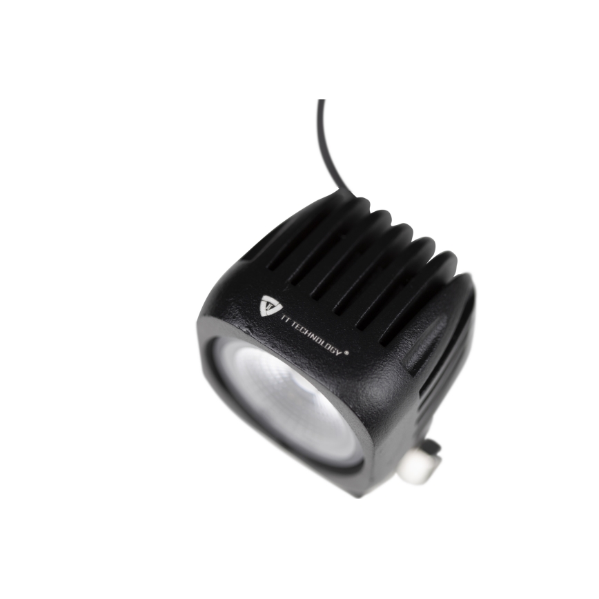 LED Schijnwerper voor de auto BLACK LED/10W/10-30V IP69 5700K hoekig
